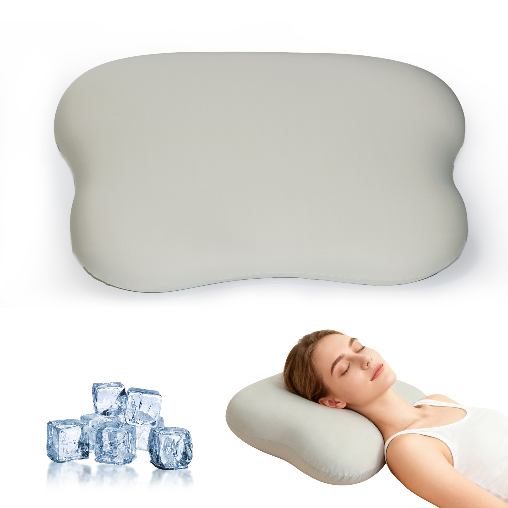Memory Foam Orthopedic Pillow Neck Pain - Poduszka ortopedyczna do podparcia szyi i