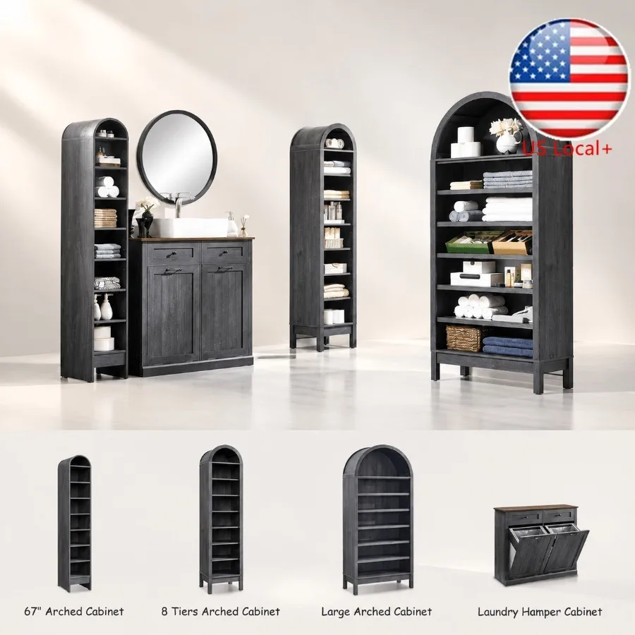 67 cm wysoka, łukowata szafka  – Storage & Organization recenzja i cena