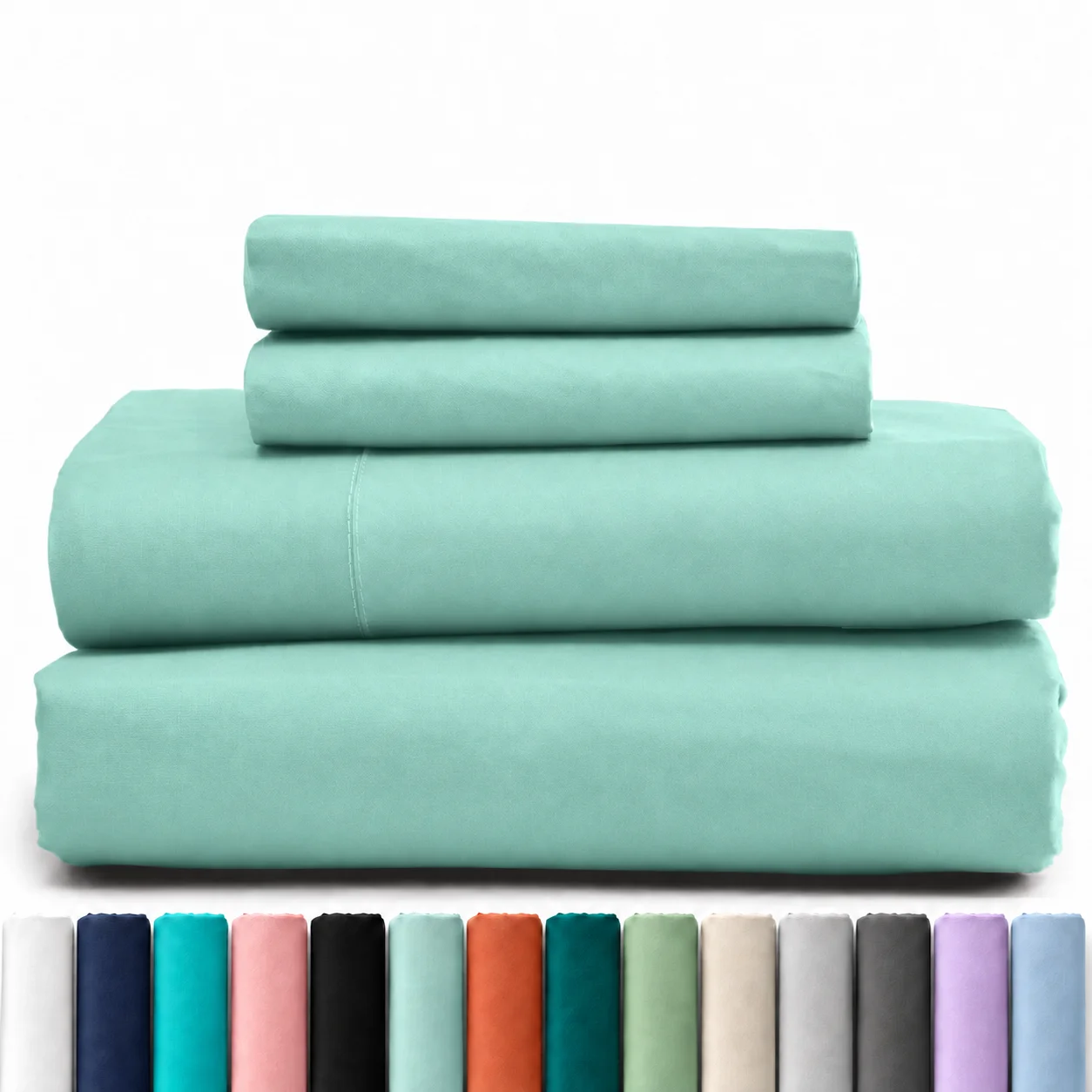 Komplet pościeli, oddychająca  – Fitted Bed Sheets Deep Pocket recenzja i cena