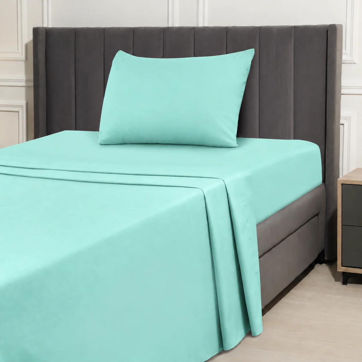 Komplet pościeli, oddychająca  – Fitted Bed Sheets Deep Pocket recenzja i cena